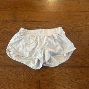 Lululemon hotty hot shorts 2.5 light blue